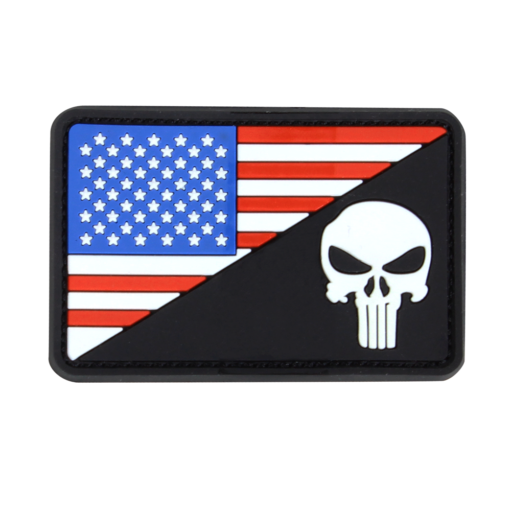 US Flag Morale PVC Punisher