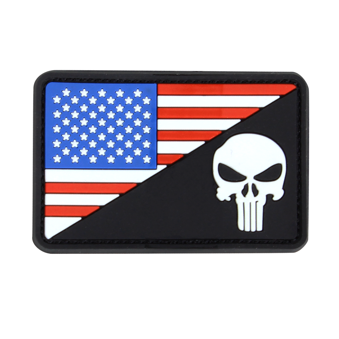 US Flag Morale PVC Punisher