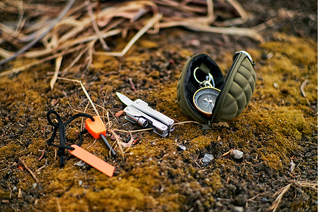 Grenade Key Chain Pouch