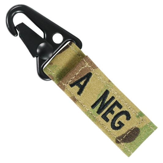 Blood Type Key Chain - MultiCam