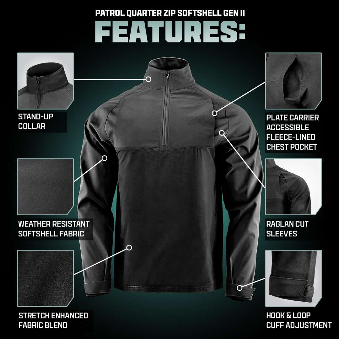 Patrol 1/4 Zip Soft Shell