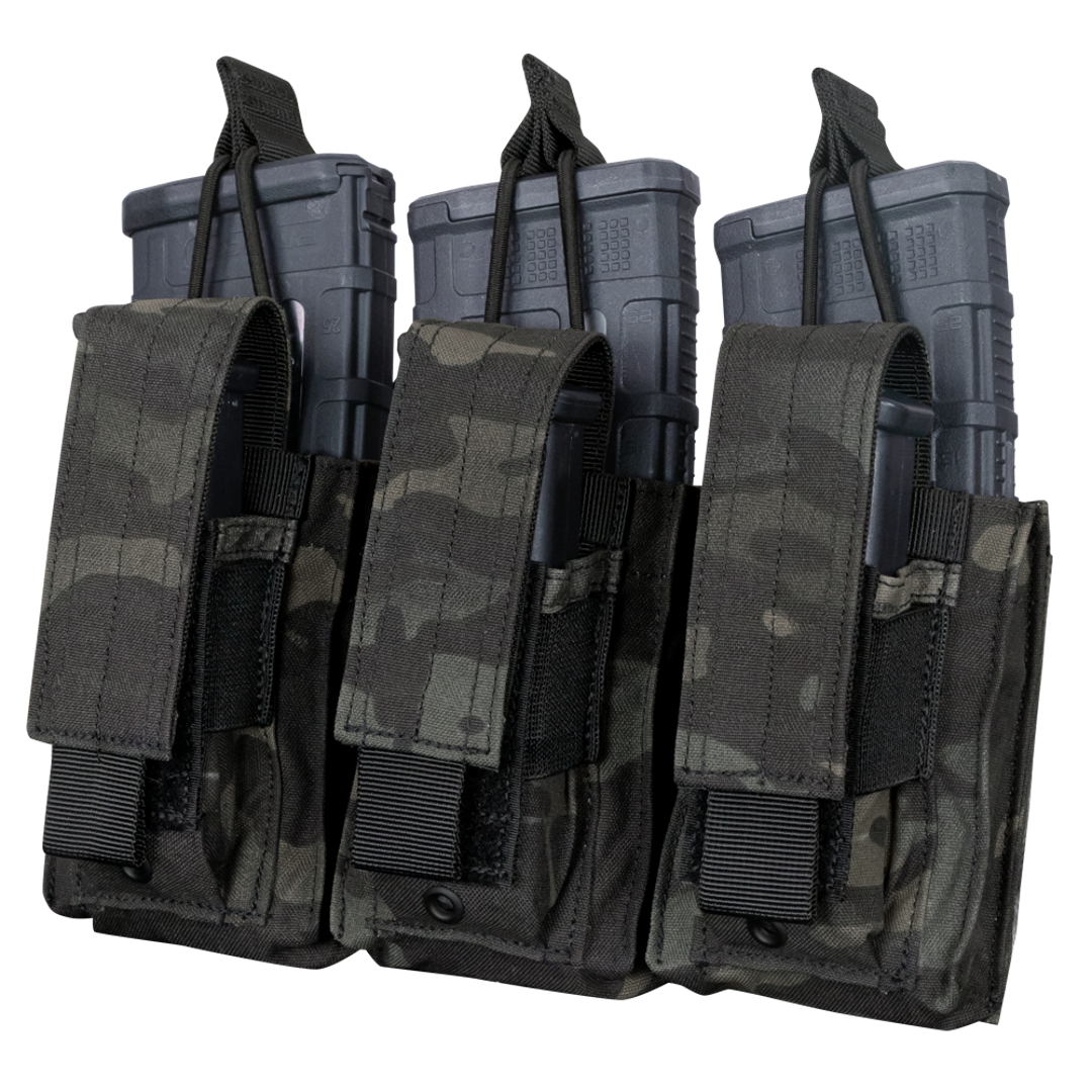 Triple Kangaroo Mag Pouch Gen II - MultiCam Black