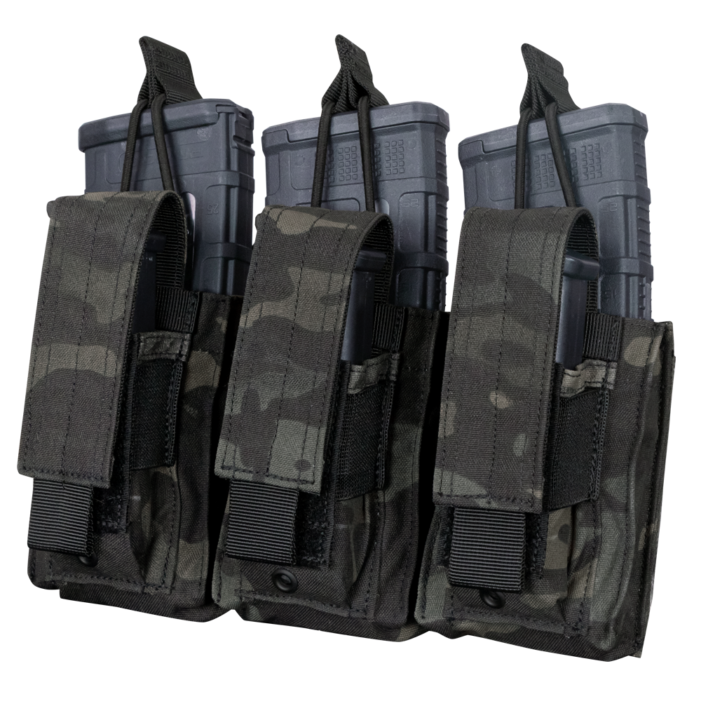 Triple Kangaroo Mag Pouch Gen II - MultiCam Black