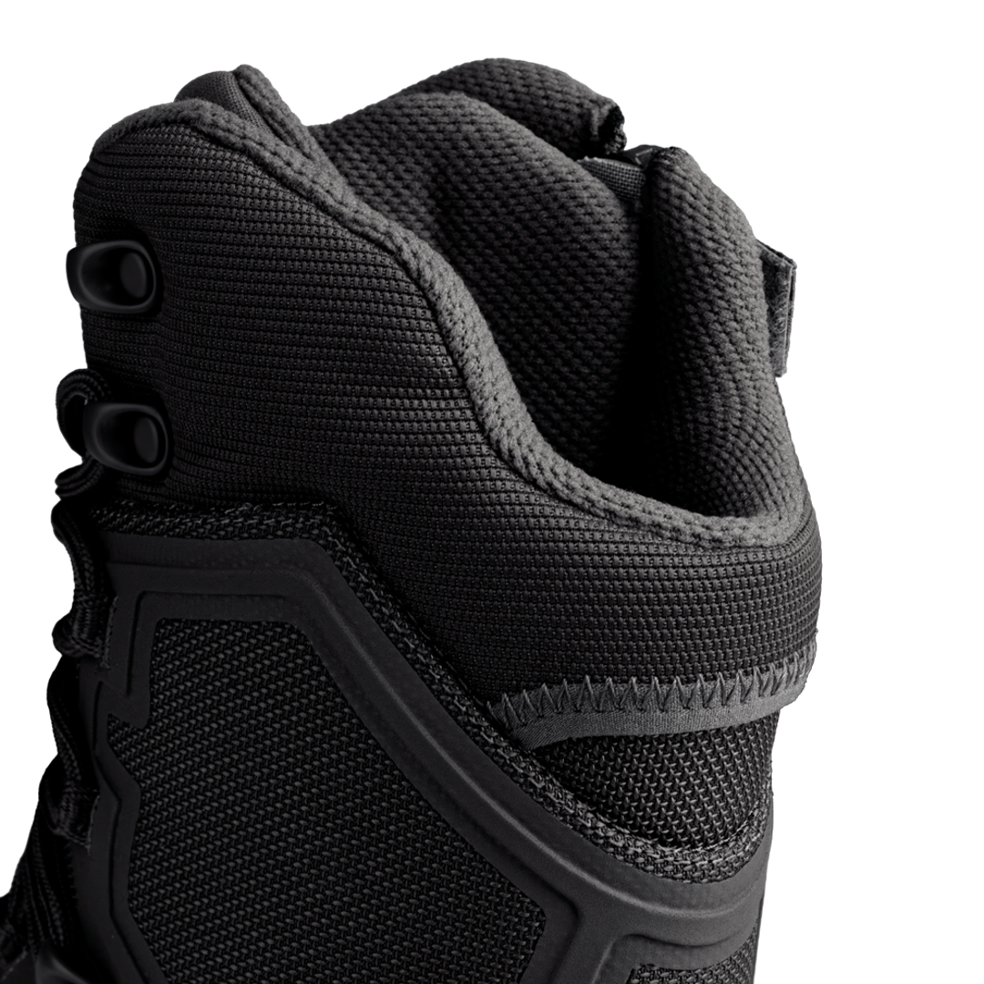 Brigade 8" Tactical Boots - Zip (Black)