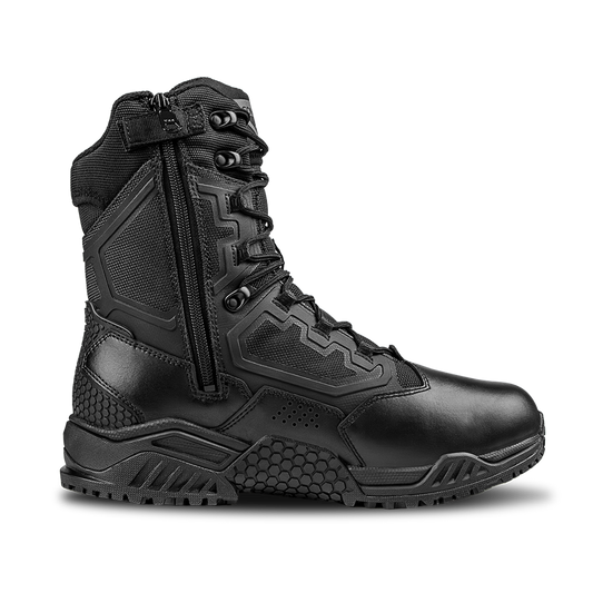 Brigade 8" Tactical Boots - Zip (Black)
