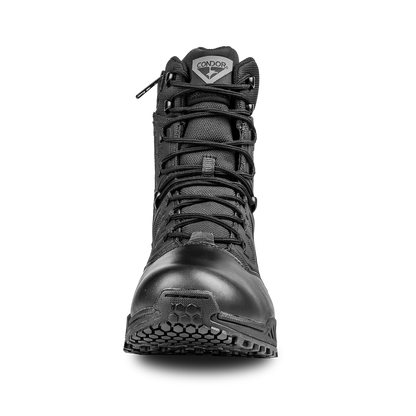 Brigade 8" Tactical Boots - Zip (Black)