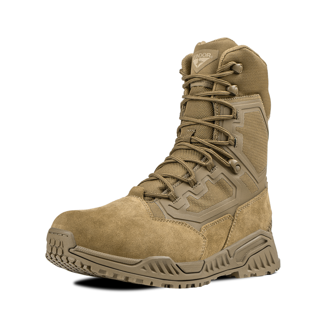 Brigade 8" Tactical Boots - Zip (Coyote Brown)