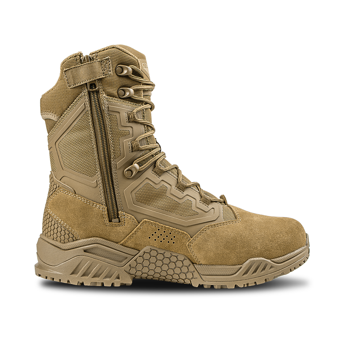 Brigade 8" Tactical Boots - Zip (Coyote Brown)
