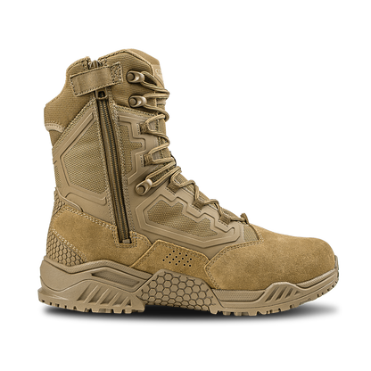 Brigade 8" Tactical Boots - Zip (Coyote Brown)