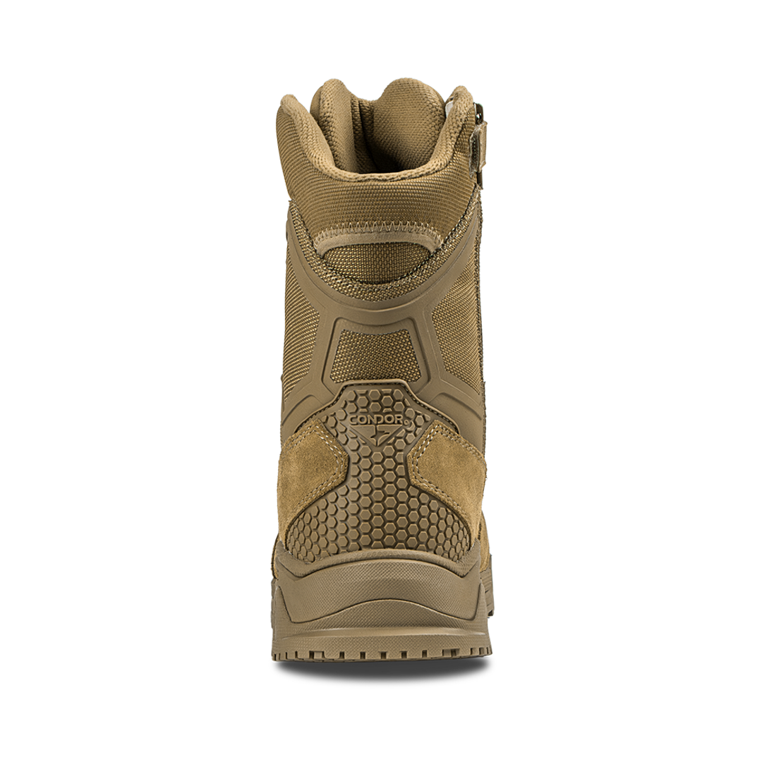 Brigade 8" Tactical Boots - Zip (Coyote Brown)