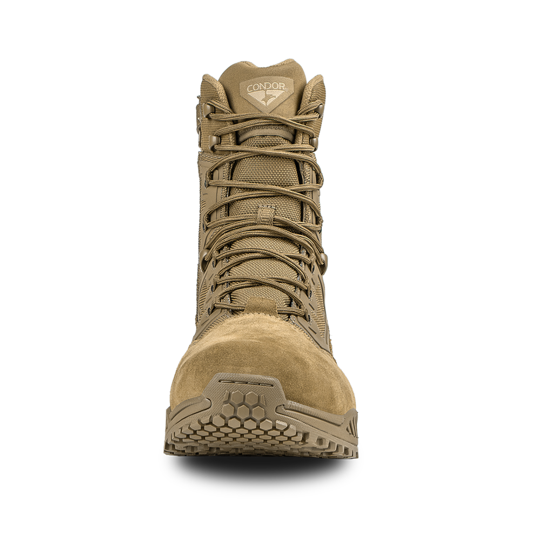 Brigade 8" Tactical Boots - Zip (Coyote Brown)