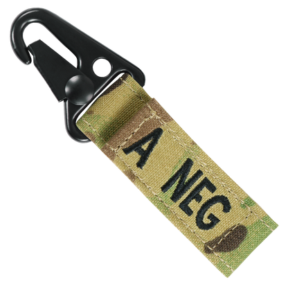 Blood Type Key Chain - MultiCam
