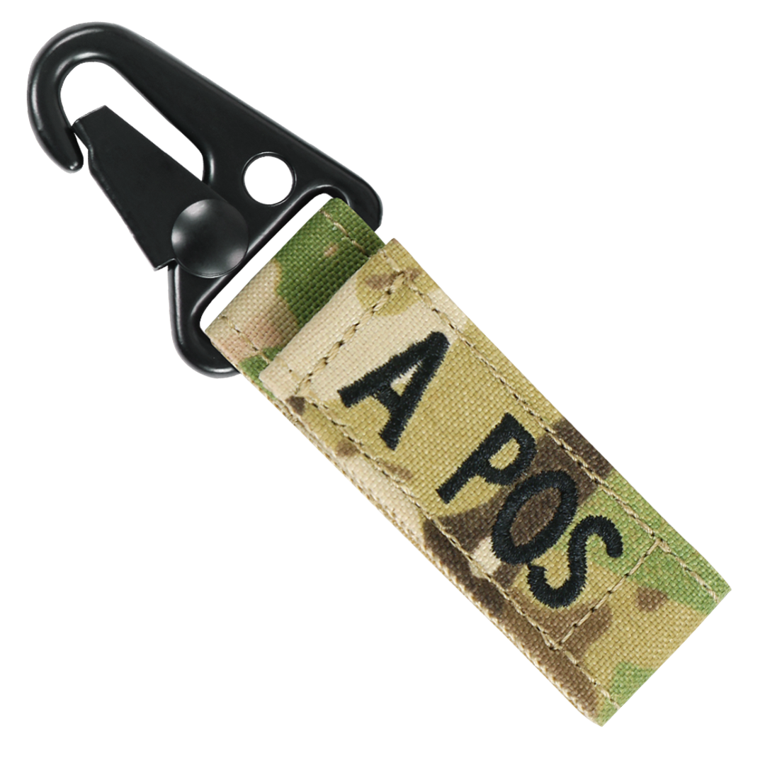 Blood Type Key Chain - MultiCam