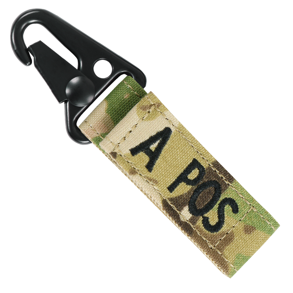 Blood Type Key Chain - MultiCam