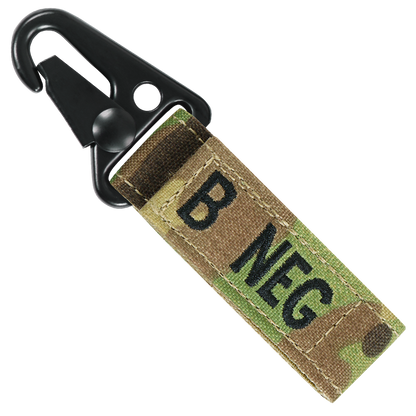Blood Type Key Chain - MultiCam