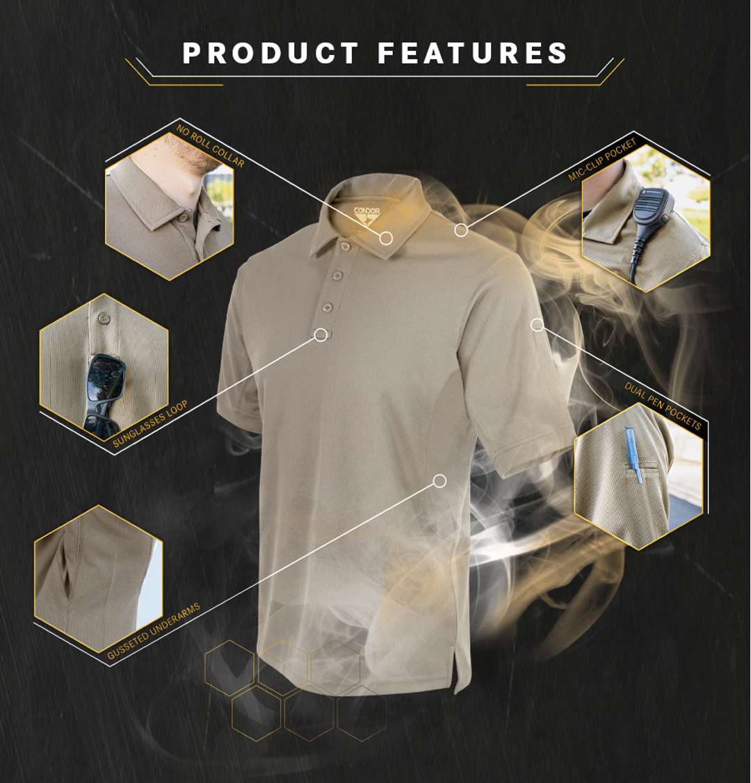 Short Sleeve Performance Tactical Polo