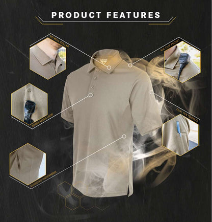 Short Sleeve Performance Tactical Polo