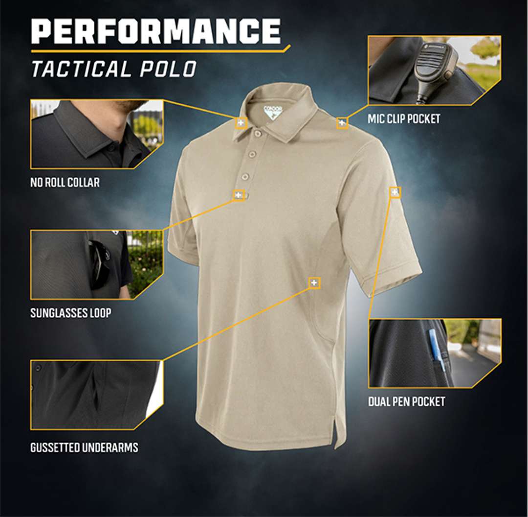 Short Sleeve Performance Tactical Polo