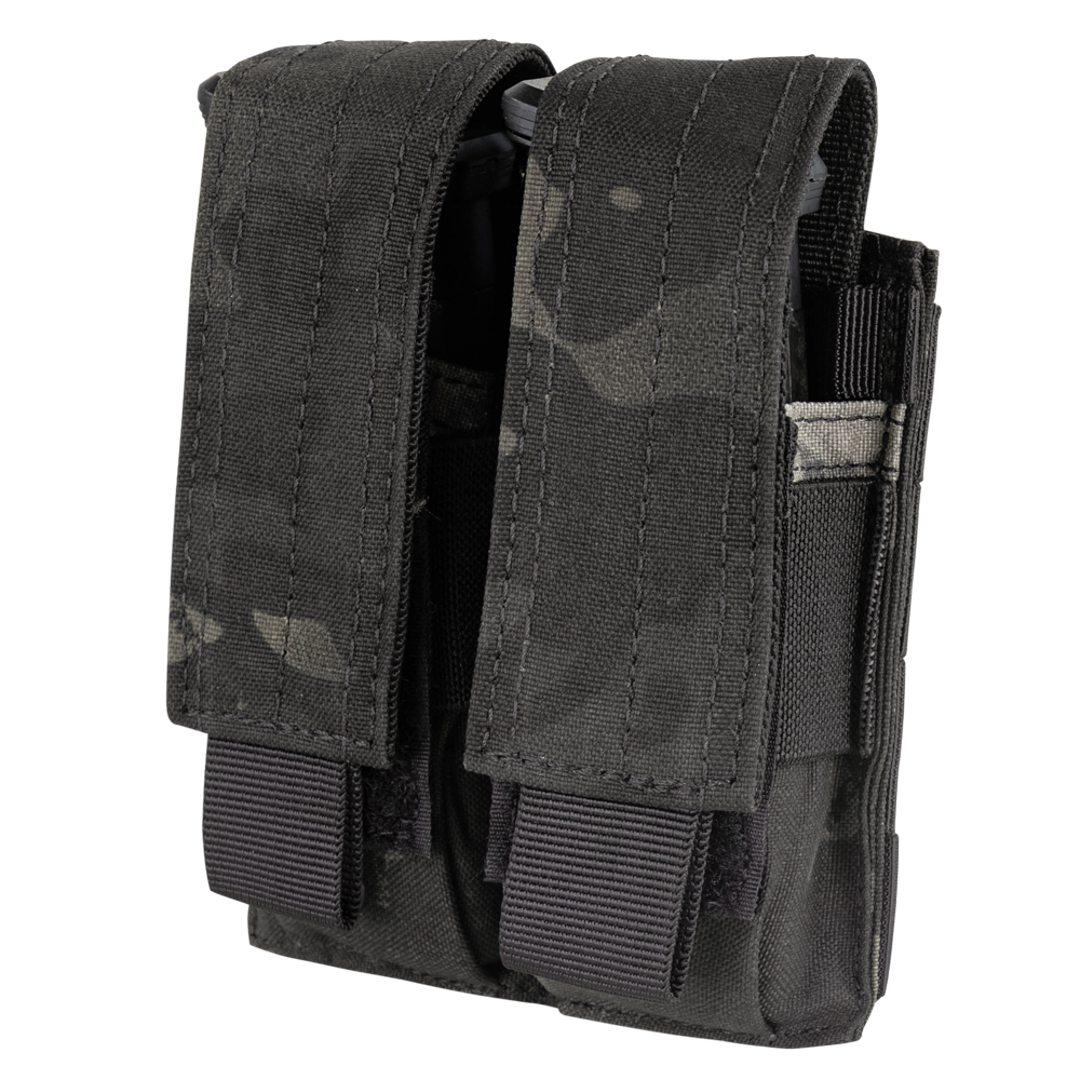 Double Pistol Mag Pouch - MultiCam Black