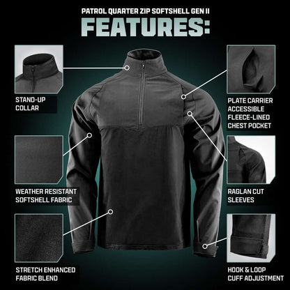 Patrol 1/4 Zip Soft Shell