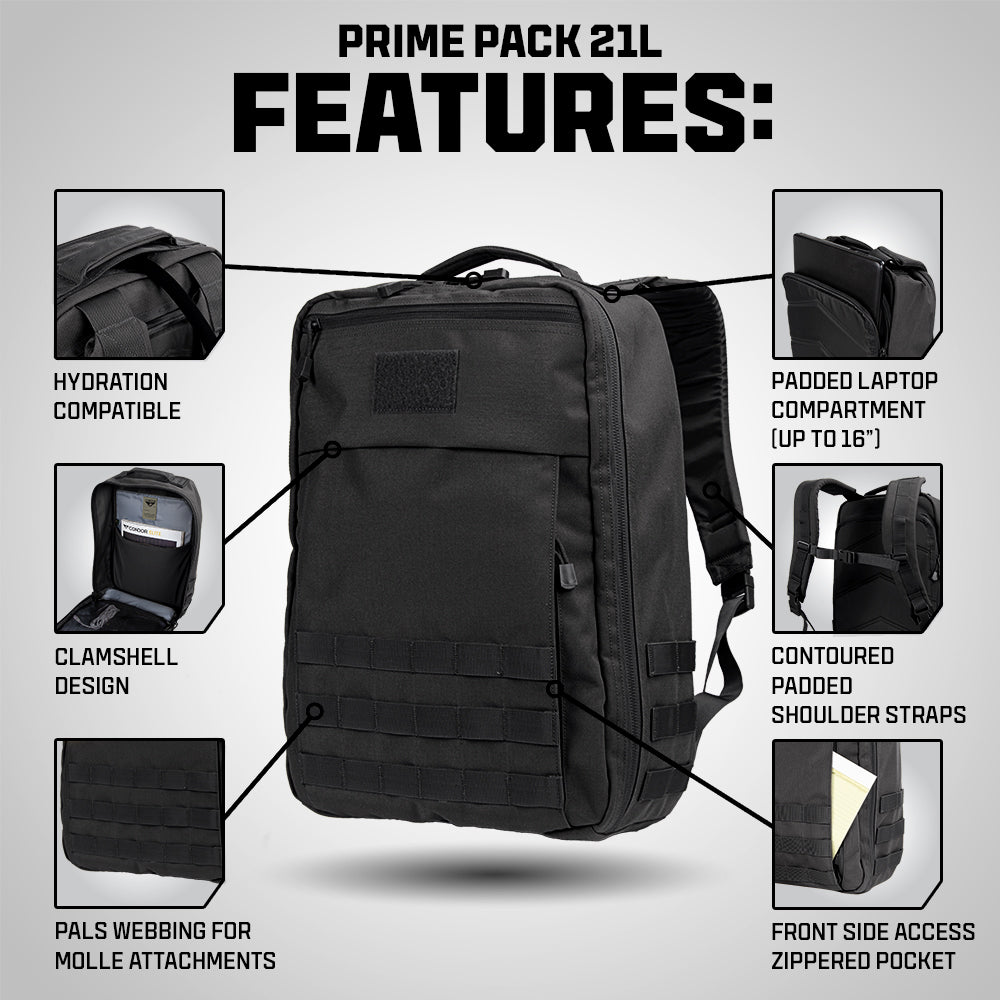 Prime Pack 21L - MultiCam Black