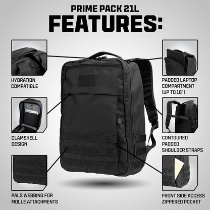 Prime Pack 21L - MultiCam Black