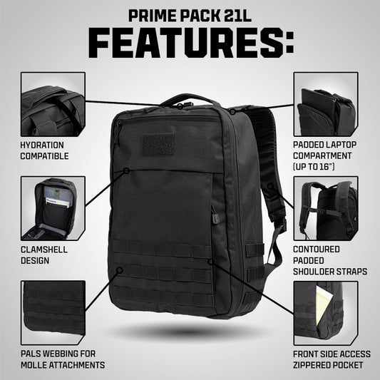 Prime Pack 21L - MultiCam Black